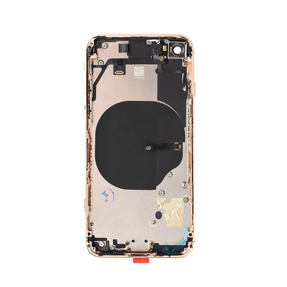 Rear Housing with Small Parts for iPhone 8 (Purple)-Gold Rear Housing with Small Parts for iPhone 8 (Purple)-Gold